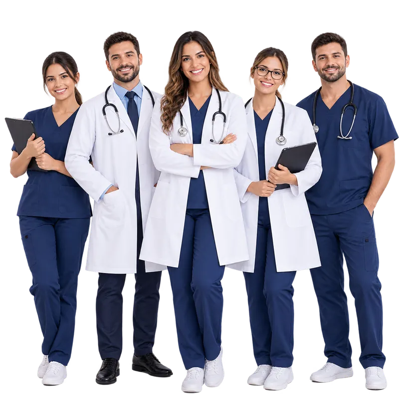 Equipe multidisciplinar do Grupo Flor de Liz: médicos, psicólogos e enfermeiros